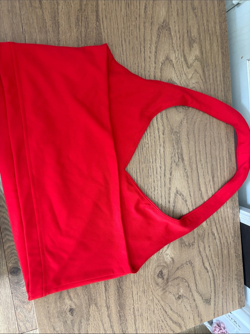 PacSun Bright Red Racerback Crop Tank - Picture 2 of 2